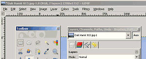 Panel in focus