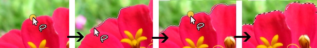 Tracing edges